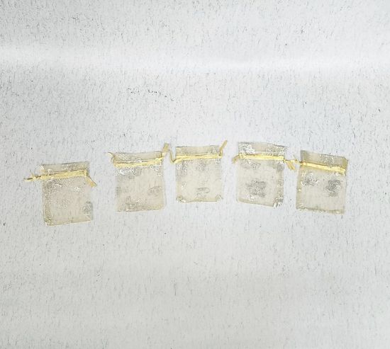 Мешок для подарков бирюза 20 шт