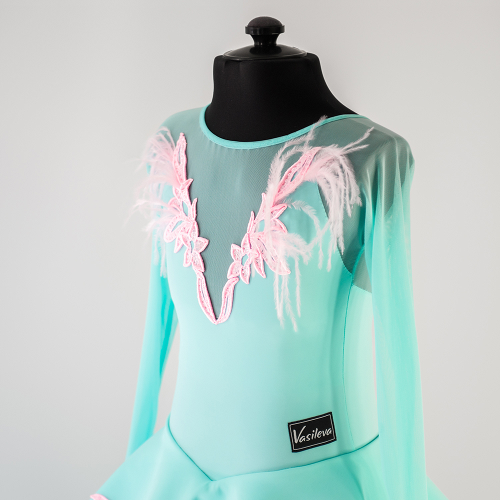 платье бальные танцы на заказ