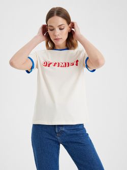 Женская футболка OPTIMIST - folly dot.