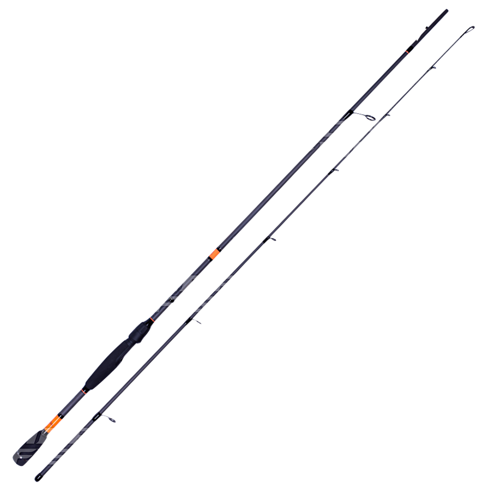 Спиннинг Kaida 848-1040-240 Legend 2.4м 10-40г 2секц. вес 128г Carbon Колец 9шт  Тр.длина 1.25м Ручка неопрен