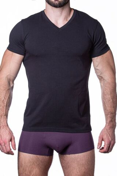 Хлопковая мужская футболка с коротким рукавом (Размер: XXL) (Цвет: белый)