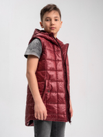 Жилет для мальчика "Хит" бордо