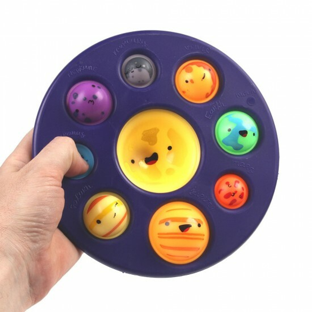 Игрушка антистресс Симпл Димпл Планета, силикон, 012691 Синий