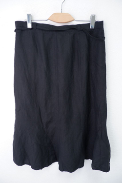 Юбка лаконичная черная 48 размер