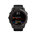 Умные часы Garmin Fenix 7X, 51mm, Solar Slate Gray with Silicone Black Band (010-02541-01)