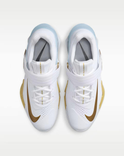 Штангетки мужские Nike Savaleos (Бело-Золотые)