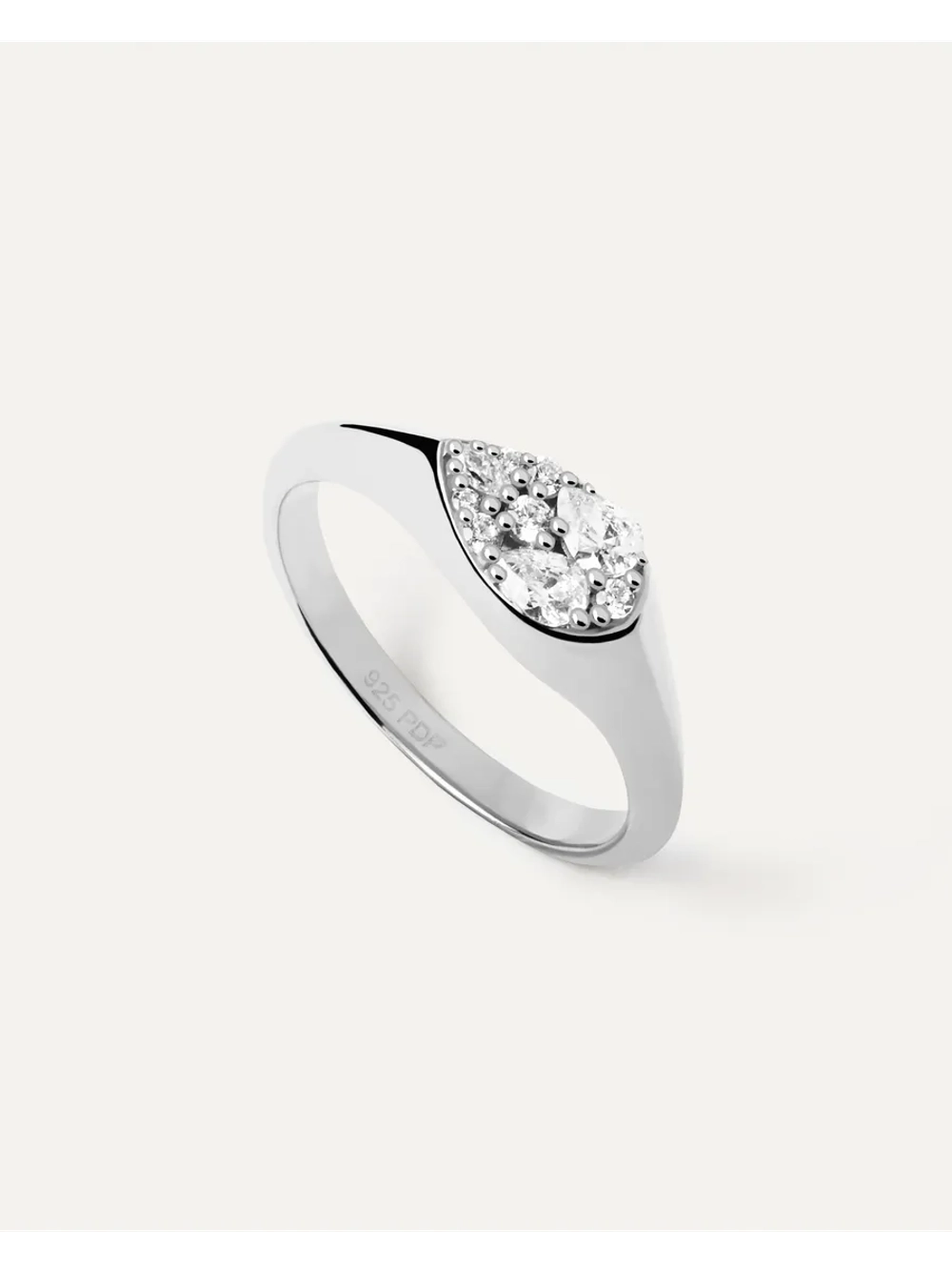 Кольцо женское PDPaola Vanilla Серебро 925 AN02-A51