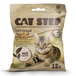 Наполнитель комкующийся растительный CAT STEP Tofu Original, 12 л