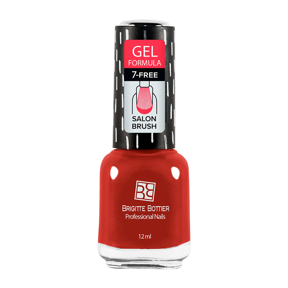 BRIGITTE BOTTIER Лак для ногтей GEL FORMULA тон 01 прозрачный, 042