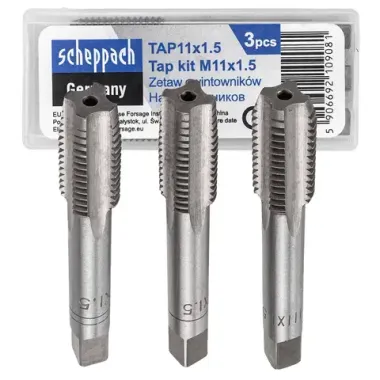 Метчик M11x1,5 (3шт) Scheppach Sch-TAP11x1.5
