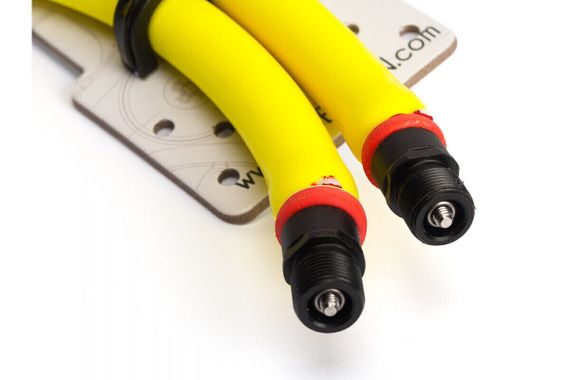 Тяги парные Epsealon Supernova желто-красные ø16 мм 32 см резьбовые