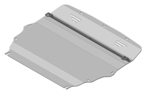 защита Радиатора, Гидроусилителя, Двигателя 5 мм, Алюминий. для Lexus LS 430 2000-2006 MOTODOR.35004