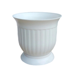 Вазон 5 л. на подставке белый