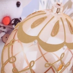 Пакет подарочный «Новогодние украшения» 32*26*10 см, микс