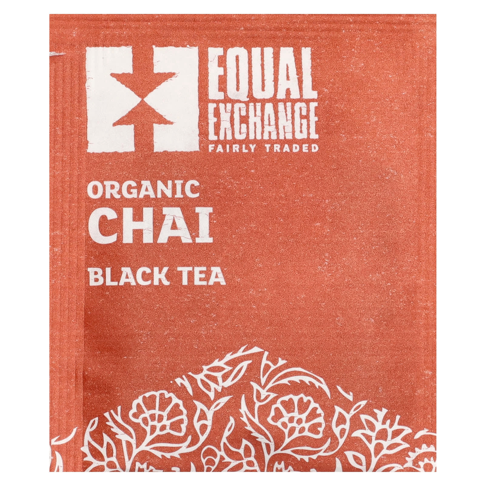 Equal Exchange, органический черный чай, 20 чайных пакетиков, 40 г (1,41 унции)