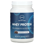 MRM Nutrition, сывороточный протеин, с пробиотиками и постбиотиками, со вкусом шоколада, 917 г (2,02 фунта)