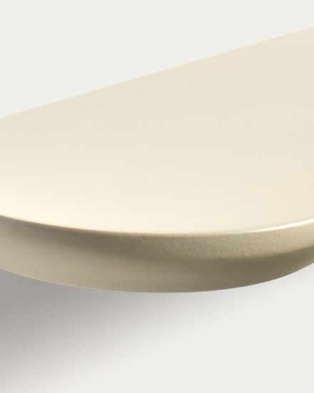 Комплект из 2 полок Arely из МДФ с бежевым лаковым покрытием, 35 см/55 см