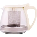 Чайник заварочный стекл 0,7л с фильтром беж TM Appetite