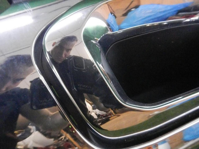 Юбка заднего бампера Mercedes GLE V167 (18-24) AMG