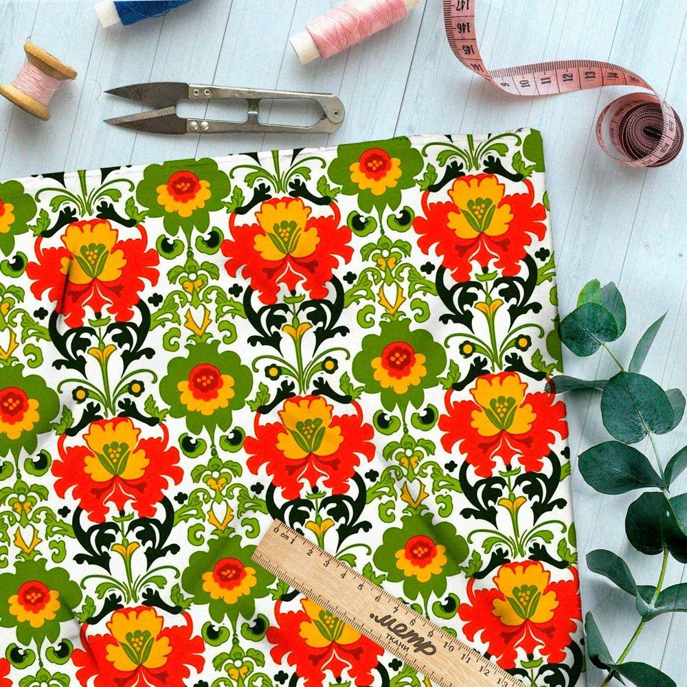 Ткань премиум габардин мелодия шелка