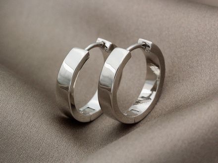 Швензы-Кольца 22мм, серебро