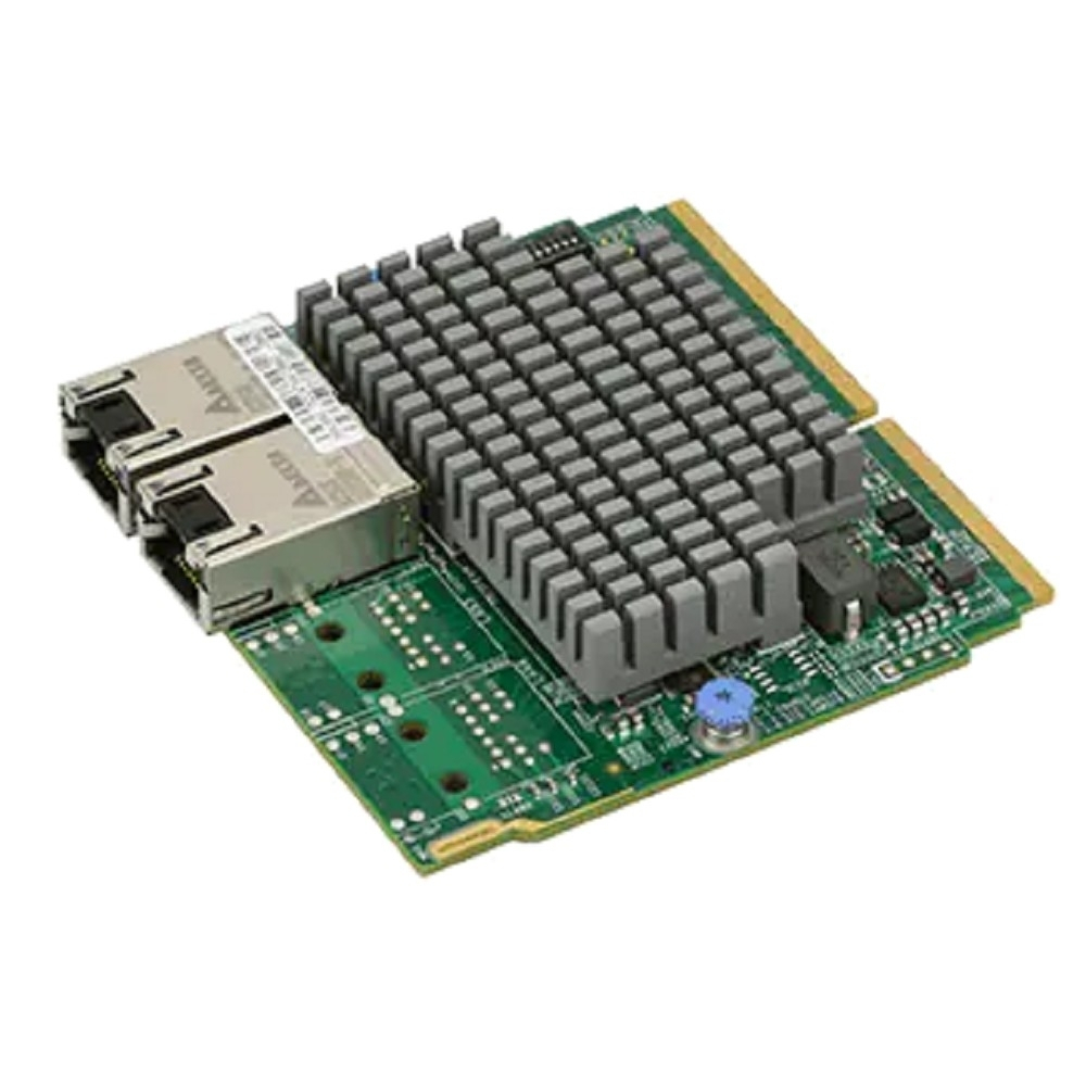Сетевая карта Supermicro AOC-MTG-i2TM Адаптер Supermuicro 2-port 10 Gigabit Ethernet Adapter with an internal bracket for 1U chassis