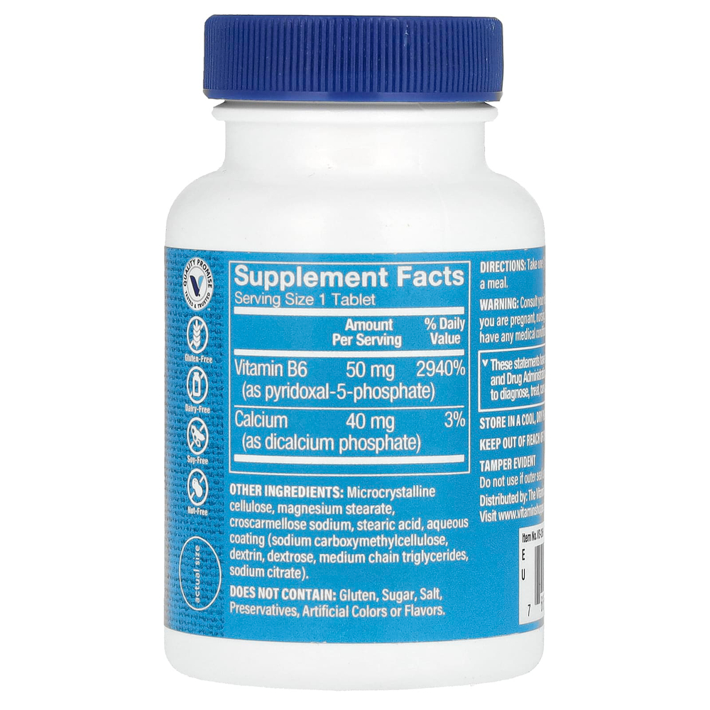 The Vitamin Shoppe, P-5-P, 50 мг, 100 таблеток