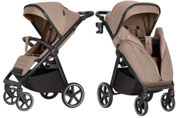 Прогулочная коляска Carrello Bravo SL Black Frame CRL-5520 2025 Velvet Beige