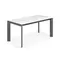 Стол Atta 160 (220) x90 антрацит, керамика