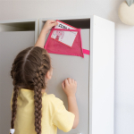 Набор для детского сада: кармашек, коврик, мешок. Зайка