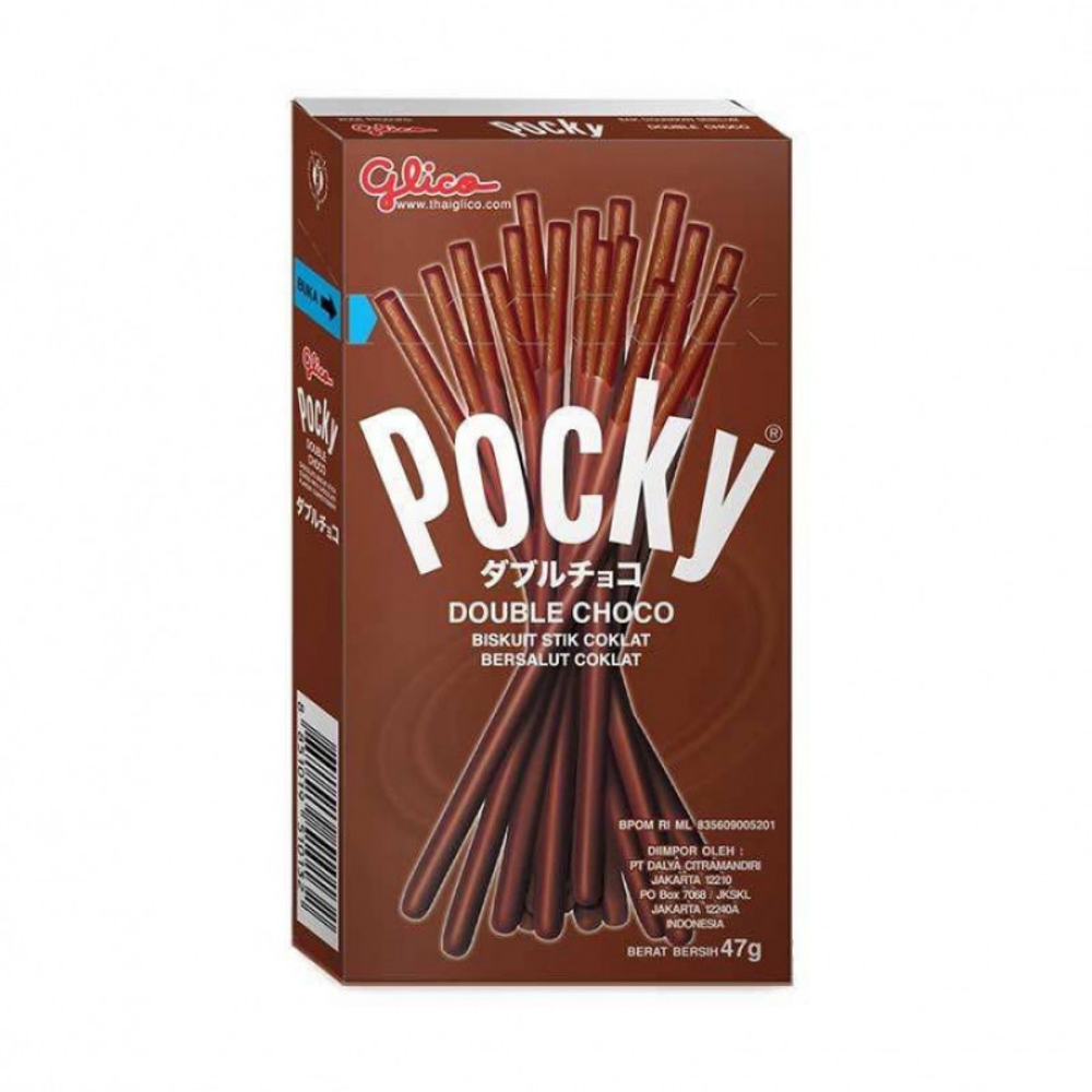 Покки соломка в шок.глазури Дабл Чоко 47 гр (10)