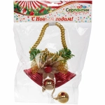 Украшение подвесное «Яркий колокольчик» 24*12 см, микс