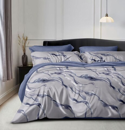 Комплект постельного белья 1.5 сп ПОПЛИН "2615 ЕМ" (нав. 70х70 или 50х70)