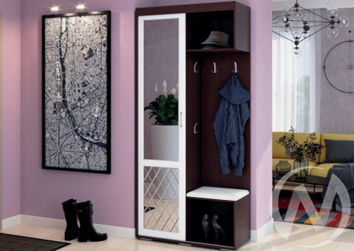 Прихожая Стелла 1 (венге/белый)