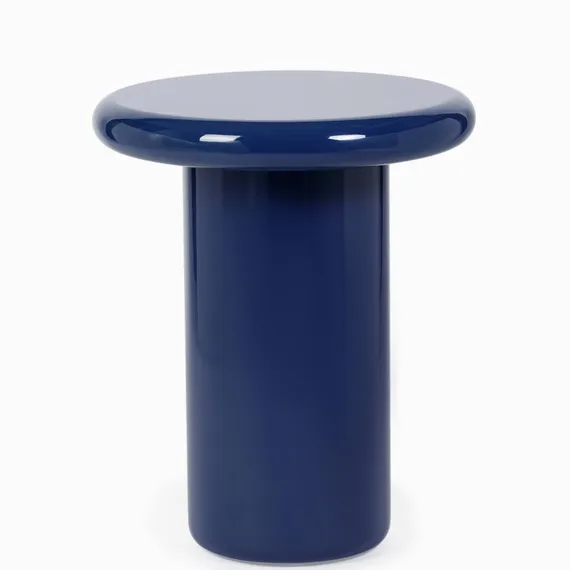 Кофейный стол Stewart Ø46х55 см, синий глянец