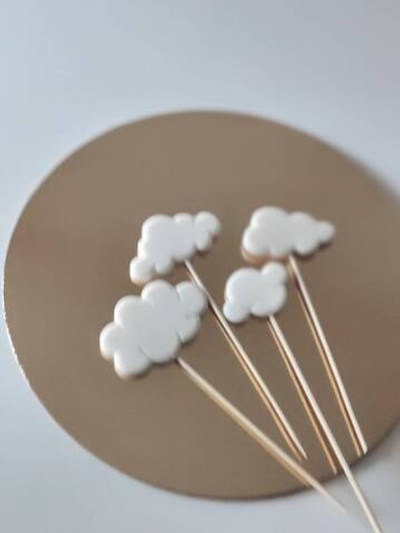 Декор Облака, 3 шт, глазурь