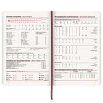 Ежедневник недатированный А5 138х213 мм BRAUBERG "Metropolis Ultra", под кожу, 160 л., коричневый, 113289