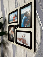Фоторамка "Ножки" на 4 фото 10х15см