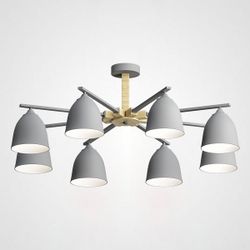 Потолочная Люстра Noa 8 Gray By Imperiumloft