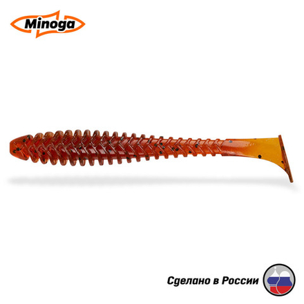 Силиконовая приманка "Minoga" ACTION FAT  6,1"(3шт) 155мм, 17,74 гр, цвет 002