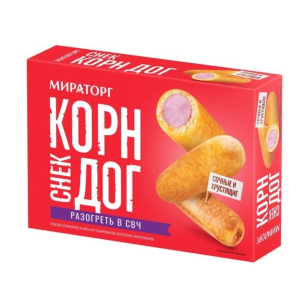 Снек КорнДог Мираторг 250 гр