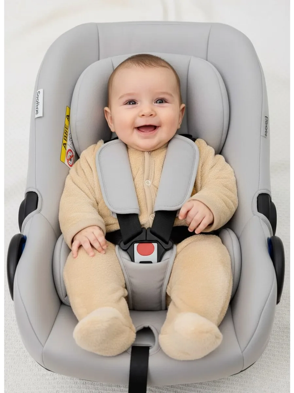 Теплый комбинезон для новорожденных плюшевый