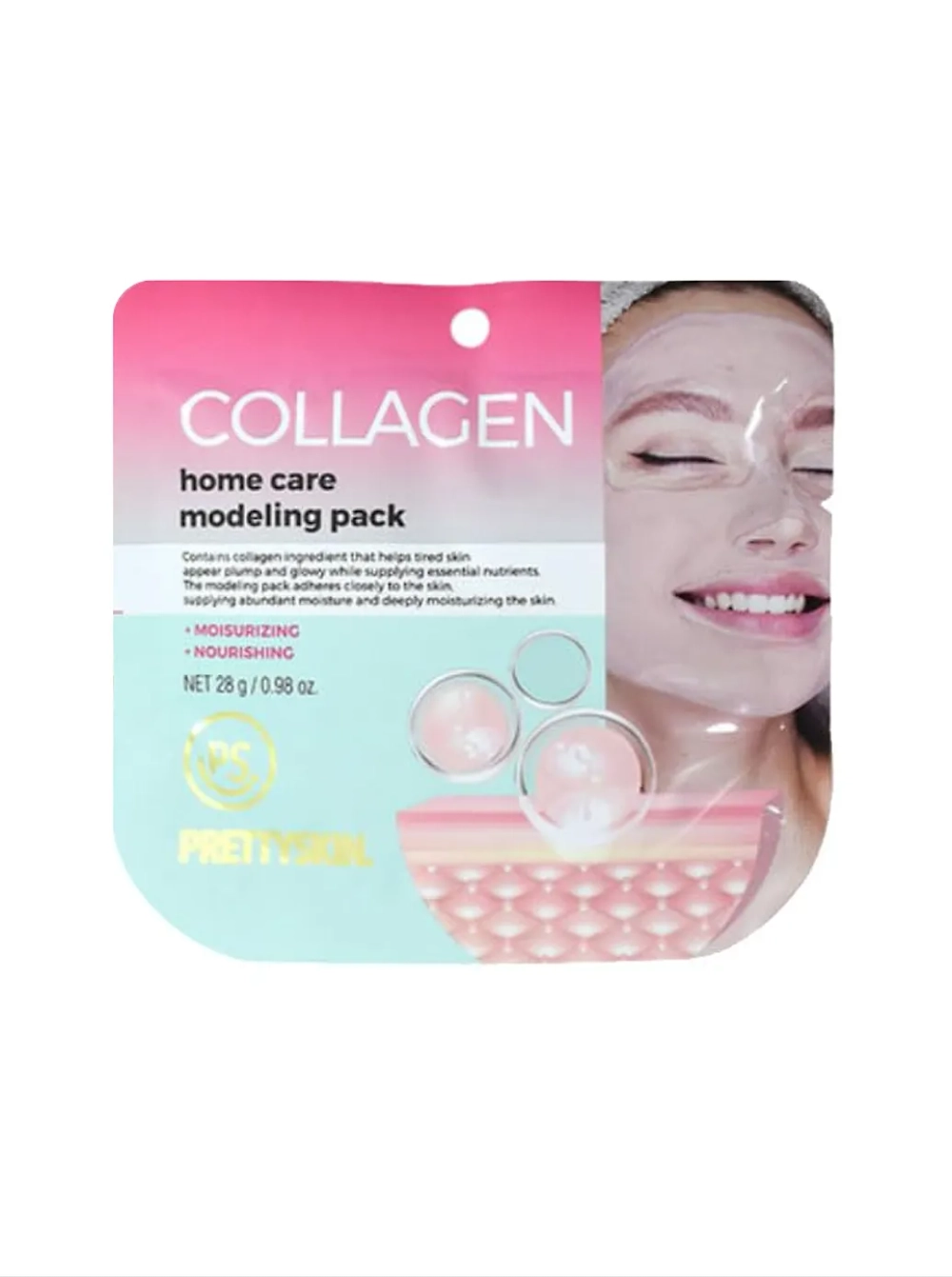 Pretty Skin Home Care Modeling Pack Collagen 28g - Альгинатная маска с колагеном