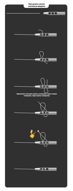 Держатель грузика PRO под плетёный шнур