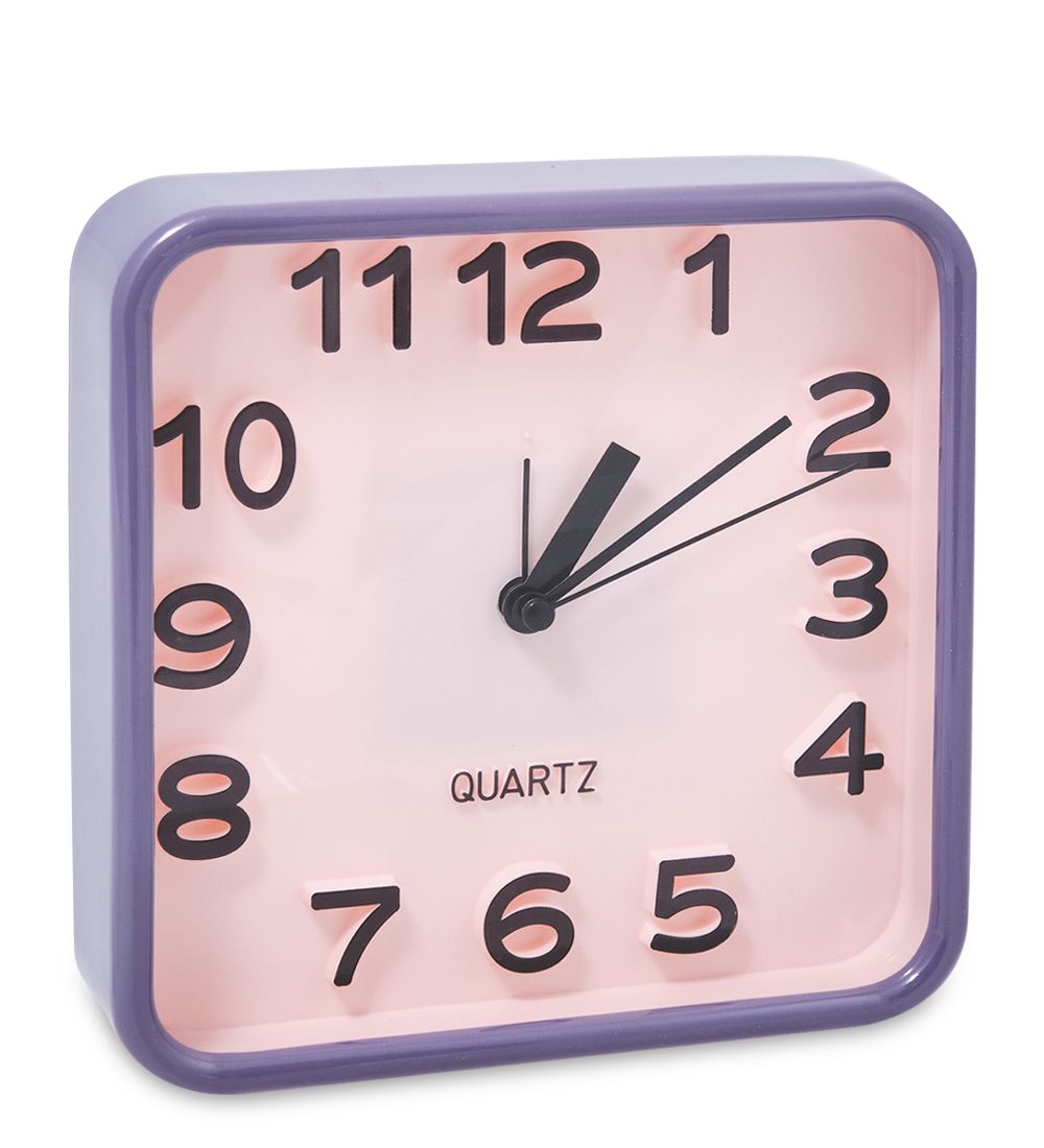 CL-60/1 Часы «Квадрат» розовый