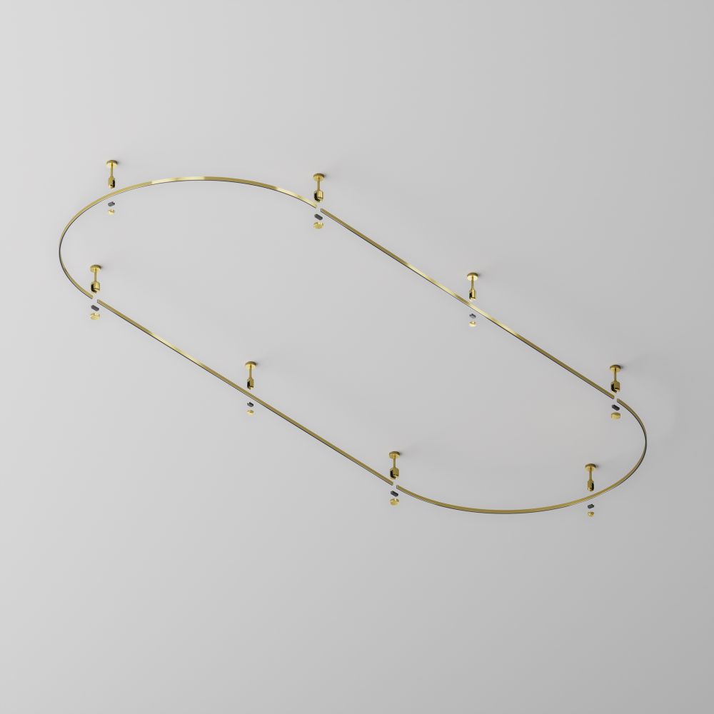 Шинопровод однофазный накладной/подвесной Maytoni Flarity TRX154-2SR-D1200-BS