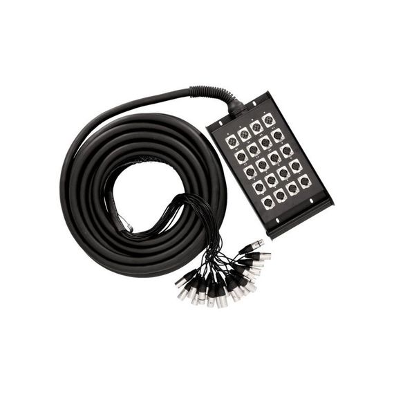 Adam Hall K 20 C 50 - мультикор со стейдж-боксом, 16 x XLR возврат, 4 x XLR посыл, 16 + 4 x 0.314 мм