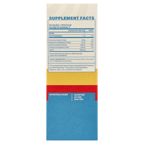 Podium Nutrition, соль и электролиты, стики для гидратации, тропический лайм, 6 стиков по 5,3 г (0,18 унции)