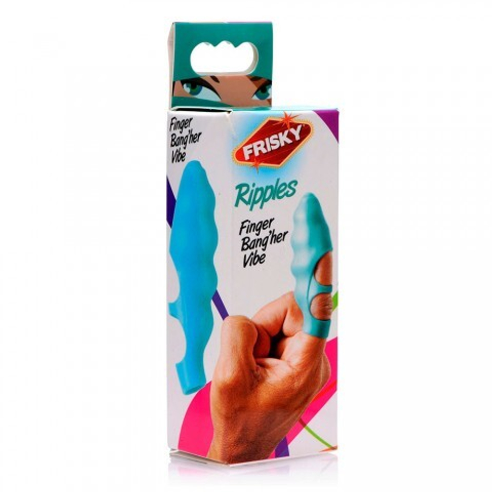 Вибрирующая насадка на палец Finger Bang-her, 8.8 см