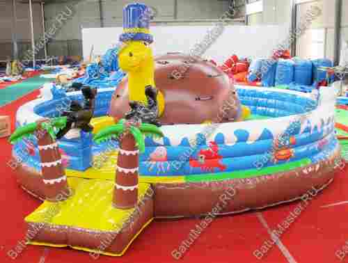 Надувной скалодром "В гостях у черепахи" 5*5*4 м